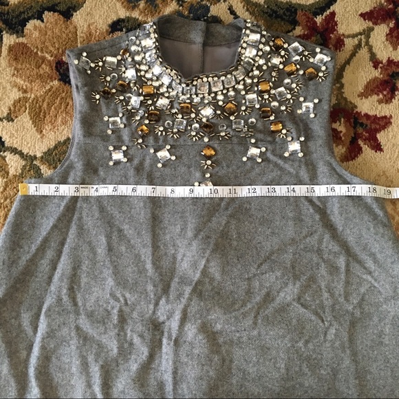 NWT Qinpei.er Embellished Midi Dress, Wool, S - Picture 3 of 6